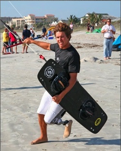 Image 1 - Just six months after his first competition Reyngoudt was introduced by friends to kiteboarding, and has been hooked ever since. Photos courtesy of UpDown Productions